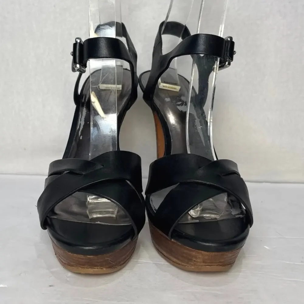 Coach Black Platform Stiletto Sandals – Size 7